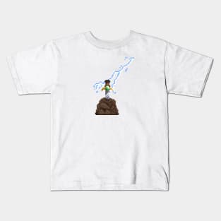 Sword on the stone - Clear Kids T-Shirt